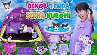 DISTA DEKOR TENDA SERBA KUROMI!! SEMUANYA SERBA UNGU #trending #viralvideo