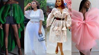 50 different outfit styles you can make with Organza materials 2022.