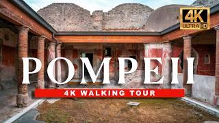 4K POMPEII, Italy Walking Tour | UNESCO World Heritage Site | 4K HDR / 60fps