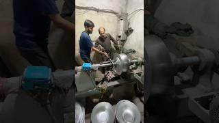 stainless steel large bowl making process | handmade skills #shorts #amazing #utensils