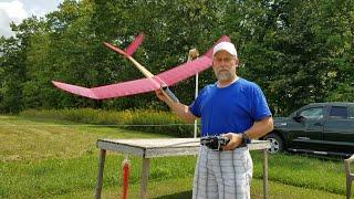 CHRYSALIS! Flying my 60" Hand Launch Glider...