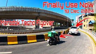 18 Dec 2024 WOW Finaly Put Temporary Use Now - 1st Day Use Of Flyover Over Morodok Techo