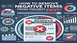 How to Remove Negative Items from Your Credit Report