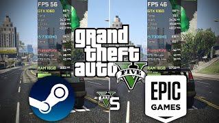 Epic Games vs. Steam - Difference in FPS on GTA V