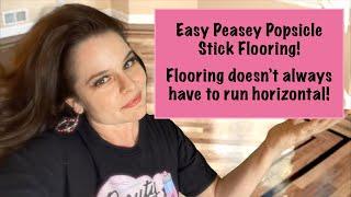 Easy Peasy Popsicle Dollhouse Floors