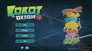 Light Puzzling in Robot Detour