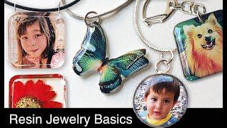 Resin Jewelry Making for Beginners: Basic Techniques - CAST, DOME, BEZELS and making jewelry!