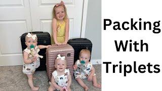 What it's like to pack for *Triplets* when traveling!