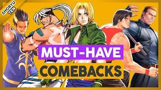 Top 10 Characters We Want to See Return in Fatal Fury: City of the Wolves