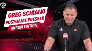 Greg Schiano talks #Akron Postgame -- #Rutgers Scarlet Knights Football