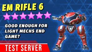 EM Rifle 6 Review | Mech Arena Test Server