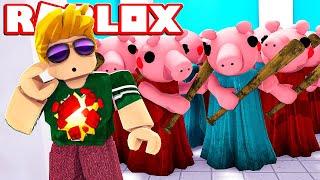 I MIEI AMICI DIVENTANO PIGGY CONTRO DI ME SU ROBLOX!!