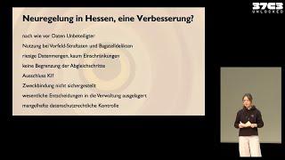 37C3 -  Der sehende Stein der Polizeibehörden