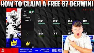 HOW TO CLAIM A FREE 87 DERWIN JAMES IN MADDEN 25 ULTIMATE TEAM!