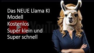 Das NEUE Llama KI Modell ausprobiert Kostenlos Super klein und Super schnell