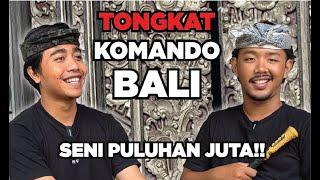 UKIRAN DETAIL BANGET!!, SENIMAN MUDA PENGUKIR TONGKAT KOMANDO BALI