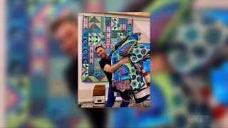 Brett Lewis at the Regina Quilt Show