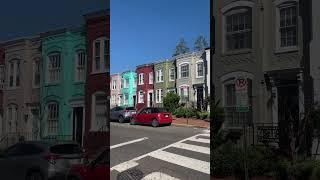 Colorful Houses in Georgetown, Washington DC ️️