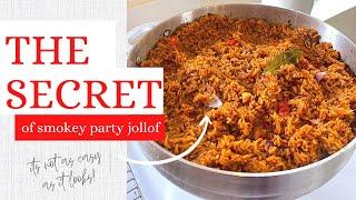 How I Make PERFECT SMOKEY PARTY JOLLOF RICE Without FIREWOOD!