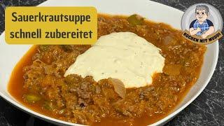 Sauerkrautsuppe schnell zubereitet