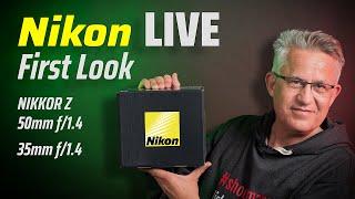 Nikon Z 50mm + 35mm f/1.4 – LIVE Unboxing – Deine Fragen für mein Review – was soll ich testen