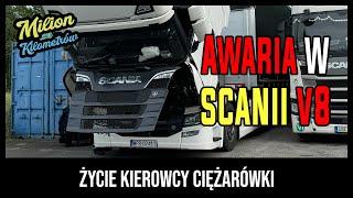 Awaria Scanii V8 w drodze do Austrii