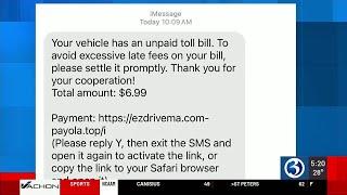 MassDOT warns drivers about toll scam text messages