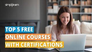 Top 5 Free Online Courses With Certifications | Highest Paying Certifications 2023 | Simplilearn