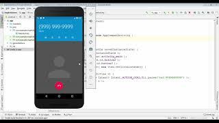 Tutorial 9 : Telephony for call and SMS | Android App Development for Beginners