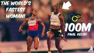 How is SHE the World’s FASTEST woman?! || An HONEST Olympic 100 meter final recap