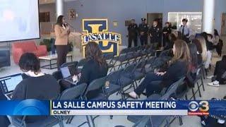 La Salle University campus safety meeting