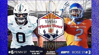 Boise State vs Penn State PREVIEW & PREDICTIONS/KEYS TO THE GAME | FIESTA BOWL | CFP 2024