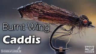 Burnt Wing Caddis | Flugbindning | Svenskaflugor.se