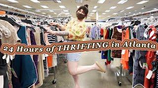 Come Thrift With Me in ATLANTA for a FULL 24 Hours! // I visit FOUR Goodwills!