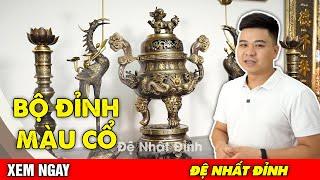 Bộ đỉnh màu hun cổ đẹp nhất Đệ Nhất Đỉnh
