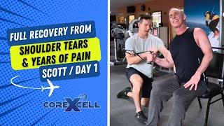 Full Recovery from Shoulder Tears & Years of Pain - Scott  Day 1/3