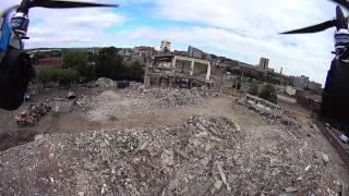 Yorkshire Post Building demolition flyover