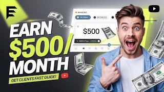 ""Earn $500/Month on Fiverr | Get Clients Fast! (Step-by-Step Guide)"