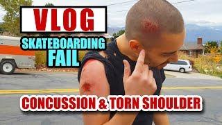 Vlog: Major Skateboarding Fail // The Hyphenate Falls Hard