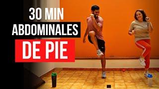 CARDIO y ABDOMINALES de pie  SIN saltos SIN impacto SIN planchas SIN sentadillas