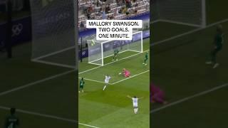 ️ goals in ️minute?!? GO OFF, Mallory Swanson!!