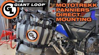 How To Mount Giant Loop MotoTrekk Panniers: Direct Mounting to Pannier Racks