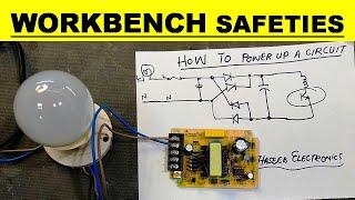 {683} How To Power Up A Circuit For Repair || Work Bench Safeties