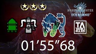 [MHW:IB][TA Wiki Rules] 3Special Arena: MR Brachydios : HBG Solo 01’55”68