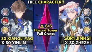 S0 Xiangli Yao x S0 Yinlin & S0R1 Jinhsi x S0 Zhezhi | ToA Hazard Tower 6 Crests Wuthering Waves 1.2