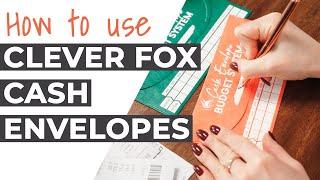 How to use the Clever Fox Cash Envelopes