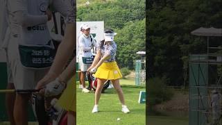 이예원의 엘투엘 스윙… 정면 슬로우로 보면 예술입니다