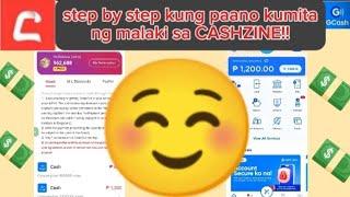 Steps para kumita ng malaki kay CASHZINE