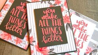 Faux Shadow Embossing