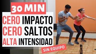 Reto 8 SEMANAS | 30 min Cardio HIIT en casa | Sin impacto Sin equipo Sin sentadillas ALTA INTENSIDAD